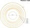 14 Pieces 7 Sizes Wooden Bamboo Floral Hoop Set Macrame Craft Hoop Rings Wreath Round Wooden Hoops for DIY Wreath Decor Dream Catcher and Crafts Making (4/6/ 7/8/ 9/10/ 12 Inch)